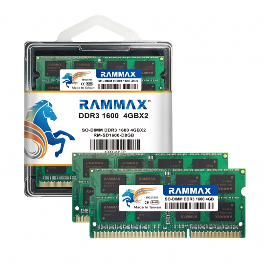 DDR3 4GB SO Dimm 1600MHz Ram